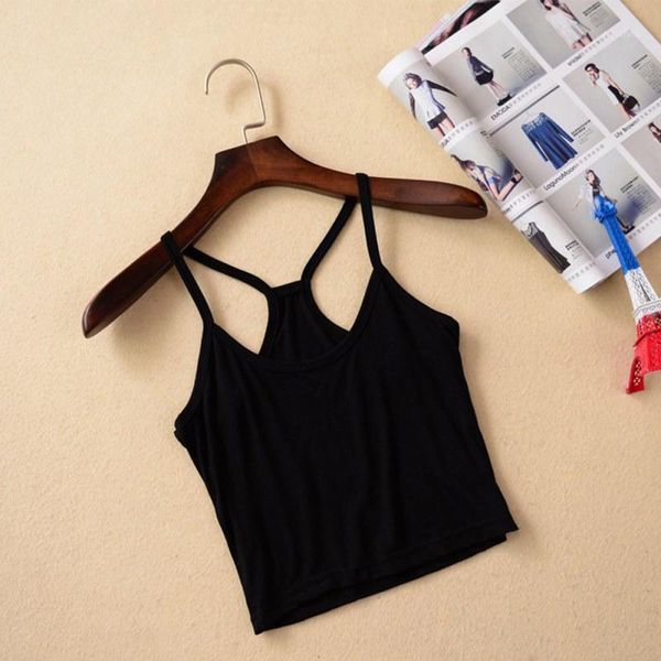 wholesale- 2016 fashion women's strap tanks crop , modal sleeveless short y camisole halter vest,summer style camis vest 7 colors1, White
wholesale- 2016 fashion women's strap tanks crop , modal sleeveless short y camisole halter vest,summer style camis vest 7 colors1, White