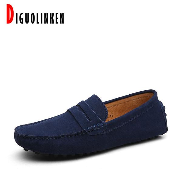 men genuine leather shoes loafers cow suede men casual shoes flats comfort light driving moccasins spring big size, Black
men genuine leather shoes loafers cow suede men casual shoes flats comfort light driving moccasins spring big size, Black