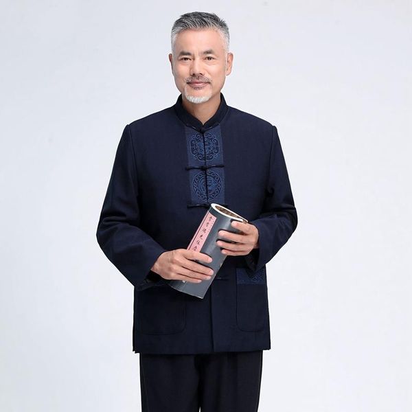 men's jackets men thick warm jacket chaquetas hombre chinese traditional stand collartunic coat, Black;brown
men's jackets men thick warm jacket chaquetas hombre chinese traditional stand collartunic coat, Black;brown