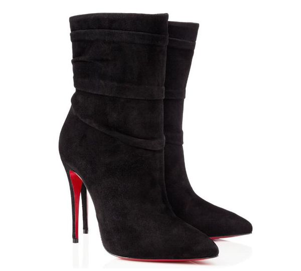 fashion designer women ankle boots booty 100mm suede ankle boots black elegant lady red bottom shorts boots heels
fashion designer women ankle boots booty 100mm suede ankle boots black elegant lady red bottom shorts boots heels