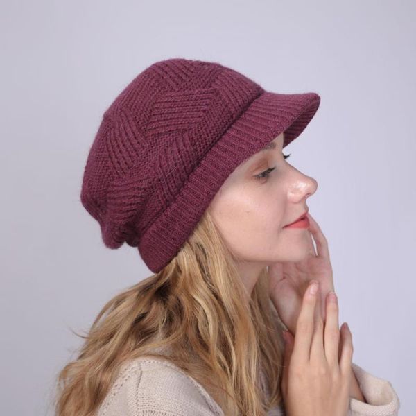 beanie/skull caps womens winter warm thick visor beret beanie female solid knitted slouchy hats sboy cap headwear, Blue;gray
beanie/skull caps womens winter warm thick visor beret beanie female solid knitted slouchy hats sboy cap headwear, Blue;gray