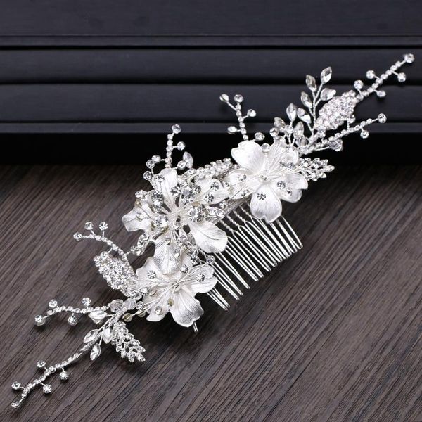 fashion gold silver color women hair jewelry crystal flower bridal hair comb tiara band headpiece wedding accessories, Golden;silver
fashion gold silver color women hair jewelry crystal flower bridal hair comb tiara band headpiece wedding accessories, Golden;silver