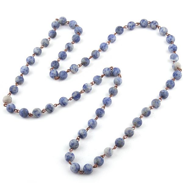 pendant necklaces fashion frosted manatural stone bead rosary chain for women ethnic necklace, Silver
pendant necklaces fashion frosted manatural stone bead rosary chain for women ethnic necklace, Silver