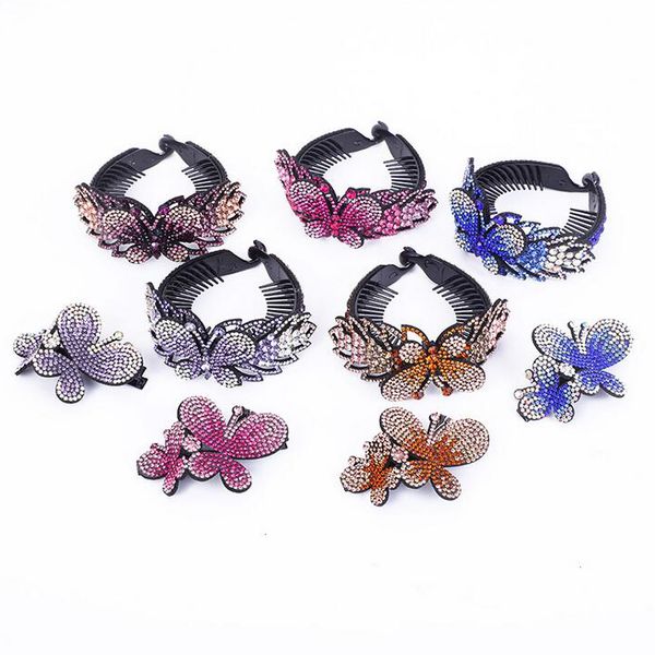 fashion korean edition temperament crystal butterfly hairpin the back side of head plate hair bobby pin rhinestone duckbill clip, Black;brown
fashion korean edition temperament crystal butterfly hairpin the back side of head plate hair bobby pin rhinestone duckbill clip, Black;brown