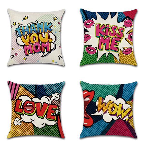 fashion cute cartoon pop style super mama cushion cover linen 45*45cm decor mom pillow case for sofa home cool mother pillowcase
fashion cute cartoon pop style super mama cushion cover linen 45*45cm decor mom pillow case for sofa home cool mother pillowcase