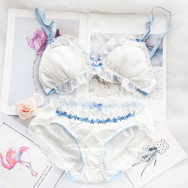 japanese thin sweet girl students without steel ring bra set students comfortable and fresh without steel ring underwear set c1211, Black;white
japanese thin sweet girl students without steel ring bra set students comfortable and fresh without steel ring underwear set c1211, Black;white