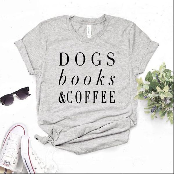 dogs books and coffee women tshirt cotton t shirt gift for lady yong girl street tee 6 colors mf 8, White
dogs books and coffee women tshirt cotton t shirt gift for lady yong girl street tee 6 colors mf 8, White