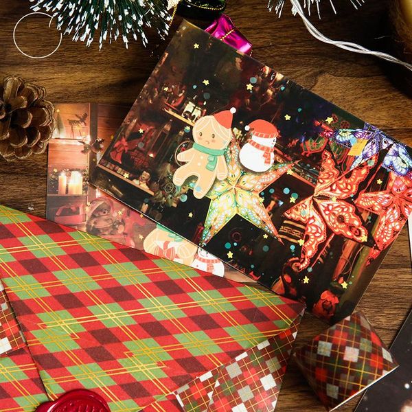 30 шт. mr. gingerbread man и рождественский день дизайн-карта как скрапбукинг партия приглашение diy подарочная открытка сообщение открытка 
30 шт. mr. gingerbread man и рождественский день дизайн-карта как скрапбукинг партия приглашение diy подарочная открытка сообщение открытка