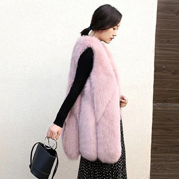 zadorin new arrival long faux vest fluffy jacket plus size women slim fake coats artificial fur gilet q1219, Black
zadorin new arrival long faux vest fluffy jacket plus size women slim fake coats artificial fur gilet q1219, Black