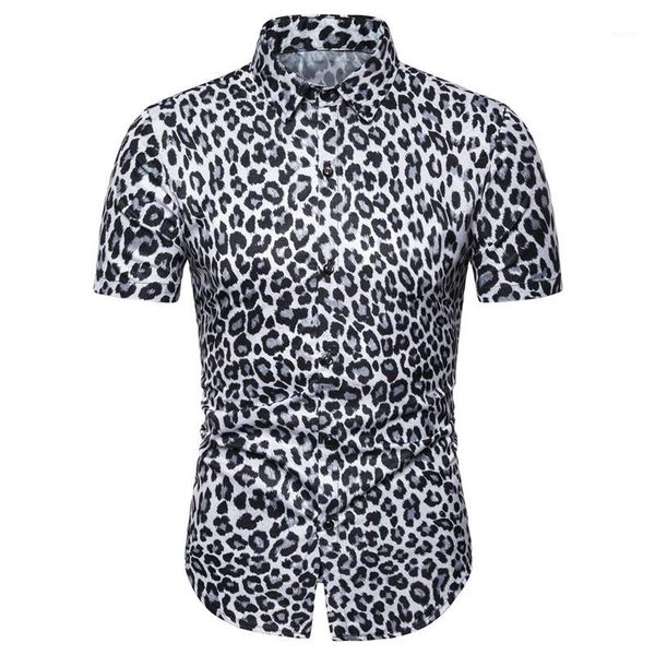 new men short sleeve slimming shirts summer loose casual printed leopard beach shirt travel holiday tees plus size1, White;black
new men short sleeve slimming shirts summer loose casual printed leopard beach shirt travel holiday tees plus size1, White;black