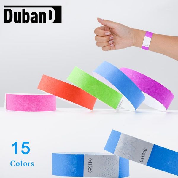 100 pcs 3/4 inch tamper-proof waterproof tyvek wristbands with serial number identification mark bracelet for events and party1, Golden;silver
100 pcs 3/4 inch tamper-proof waterproof tyvek wristbands with serial number identification mark bracelet for events and party1, Golden;silver