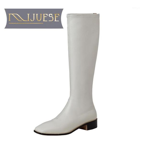 mljuese 2021 women knee-high boots microfiber winter short plush square toe zipper med heels female boots size 391, Black
mljuese 2021 women knee-high boots microfiber winter short plush square toe zipper med heels female boots size 391, Black