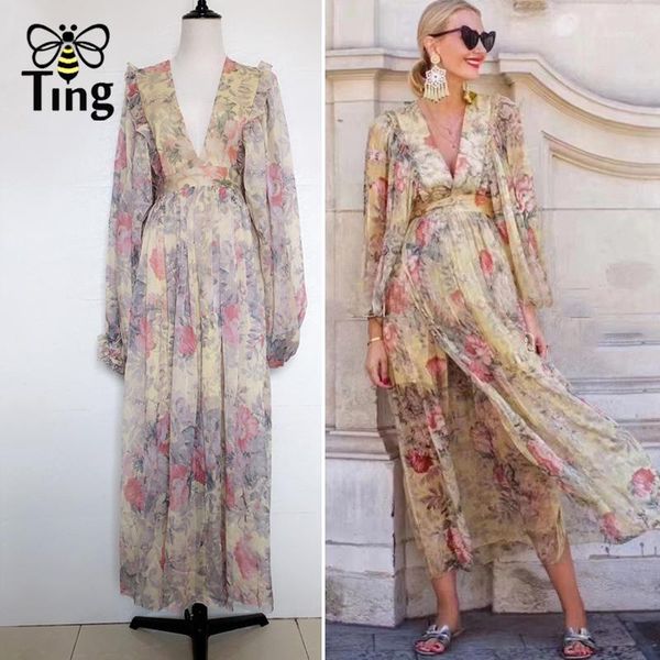 tingfly 2020 summer designer runway floral dress deep v neck maxi dress casual trendy on tumblr vestidos de fiesta1, Black;gray
tingfly 2020 summer designer runway floral dress deep v neck maxi dress casual trendy on tumblr vestidos de fiesta1, Black;gray