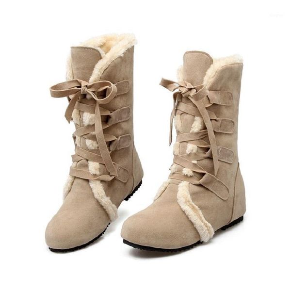boots winter women snow plush keep warm ladies flats cotton shoes lace up round toe female mid calf zapatos mujer1, Black
boots winter women snow plush keep warm ladies flats cotton shoes lace up round toe female mid calf zapatos mujer1, Black
