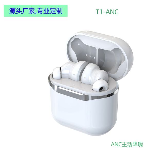 new anc noise reduction wireless bluetooth headset earphones bluetooth 5.0hifi sound quality stereo headphones