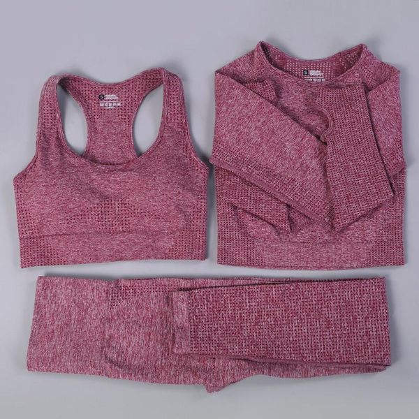 yoga outfits women seamless set fitness sports suits gym clothing long sleeve crop shirts high waist running leggings workout pants, White;red
yoga outfits women seamless set fitness sports suits gym clothing long sleeve crop shirts high waist running leggings workout pants, White;red