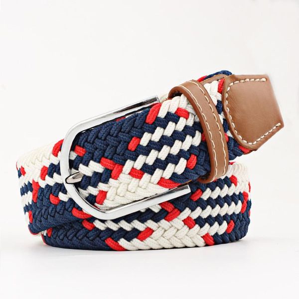 men womens casual knitted pin buckle belt woven canvas elastic stretch belts plain webbing metal buckle belt, Black;brown
men womens casual knitted pin buckle belt woven canvas elastic stretch belts plain webbing metal buckle belt, Black;brown