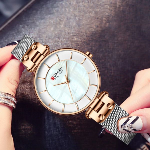 curren simple classic quartz watches with stainless steel bracelet new elegant wristwatches female relogios feminino 201204, Slivery;brown
curren simple classic quartz watches with stainless steel bracelet new elegant wristwatches female relogios feminino 201204, Slivery;brown