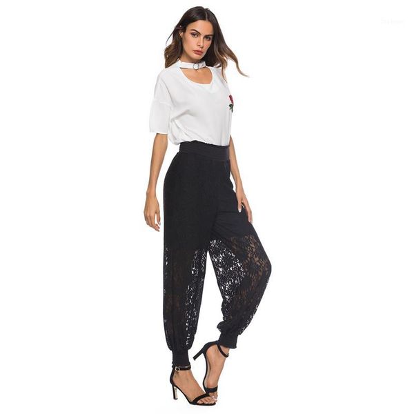 haleychan women's plus size stretch high waist lace trousers bloomers casual pants women's lace perspective casual trousers1, Black;white
haleychan women's plus size stretch high waist lace trousers bloomers casual pants women's lace perspective casual trousers1, Black;white