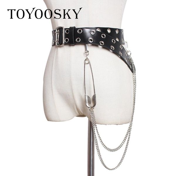 toyoosky designers women belts with chain pu leather hole pin buckle belt for jeans all-match belts for female cinturon mujer, Black;brown
toyoosky designers women belts with chain pu leather hole pin buckle belt for jeans all-match belts for female cinturon mujer, Black;brown