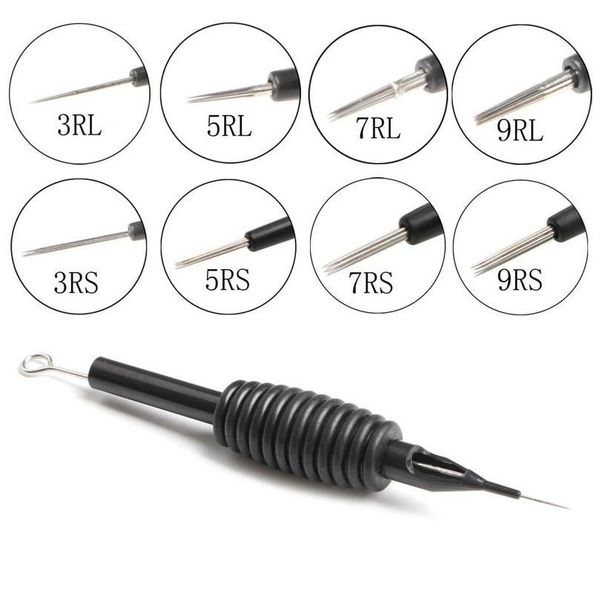disposable black sterile tattoo needle, sile grip tip holder rl rs rm, supplies for tattoo gun qylchs
disposable black sterile tattoo needle, sile grip tip holder rl rs rm, supplies for tattoo gun qylchs