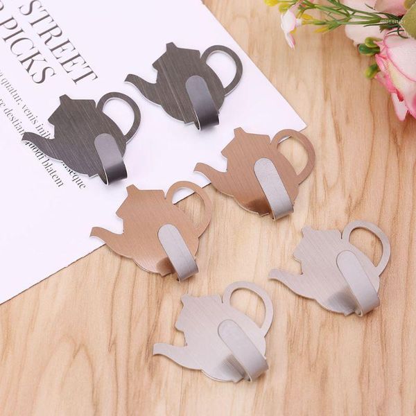hooks & rails 2pcs/set kitchen wall door metal hook key hanger british teapot shaped decorative holder clothes storage rack tool1
hooks & rails 2pcs/set kitchen wall door metal hook key hanger british teapot shaped decorative holder clothes storage rack tool1