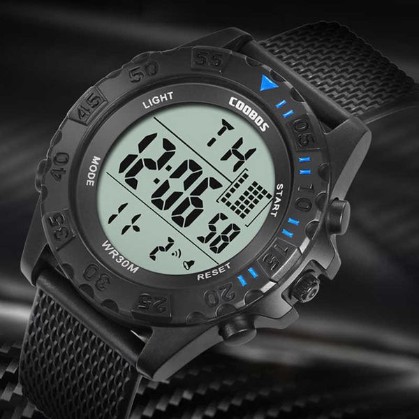 brand sport watches for men military electronic digital wrist watch waterproof date week display alarm clock horloges mannen, Silver
brand sport watches for men military electronic digital wrist watch waterproof date week display alarm clock horloges mannen, Silver