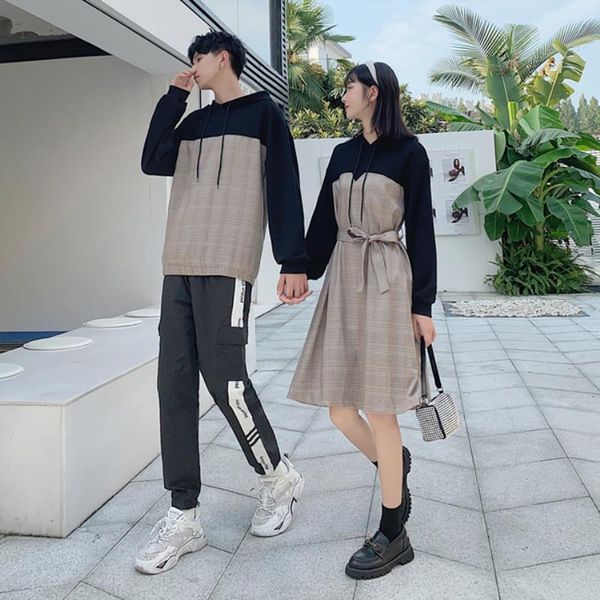 hoodies 2020 autumn/winter plaid couples dress patchwork clothing couples' clothes hoxoe, Black
hoodies 2020 autumn/winter plaid couples dress patchwork clothing couples' clothes hoxoe, Black