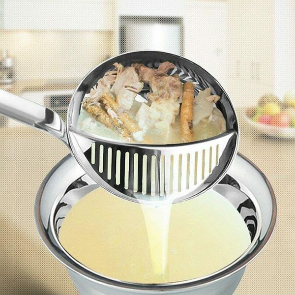 2 in 1 spoon stainless steel soup creative colander lid splitable dual purpose ladle kitchen pot cooking colander tableware1
2 in 1 spoon stainless steel soup creative colander lid splitable dual purpose ladle kitchen pot cooking colander tableware1