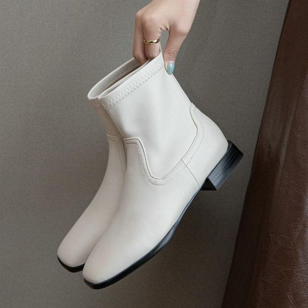 2021 new casual square toe ankle boots square heel not lace-up women shoes autumn winter pu leather short boots size 34-43, Black
2021 new casual square toe ankle boots square heel not lace-up women shoes autumn winter pu leather short boots size 34-43, Black
