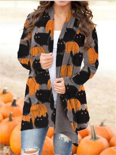 spring and autumn 2020 new halloween elements long-sleeve printed knitwear loose-fitting cardigan women, White
spring and autumn 2020 new halloween elements long-sleeve printed knitwear loose-fitting cardigan women, White