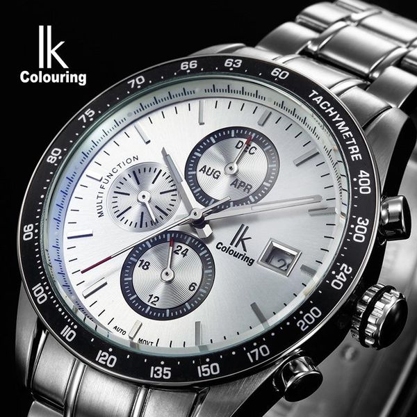 wristwatches ik colouring men watch business waterproof mechanical all steel men's wrist clock male relogio masculino erkek kol saati, Slivery;brown
wristwatches ik colouring men watch business waterproof mechanical all steel men's wrist clock male relogio masculino erkek kol saati, Slivery;brown