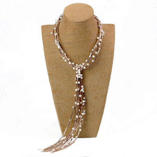 chains beadsland fashion vintage handmade knit long necklaces tassel rope chain personality jewelry women girls party gift 39121, Silver
chains beadsland fashion vintage handmade knit long necklaces tassel rope chain personality jewelry women girls party gift 39121, Silver