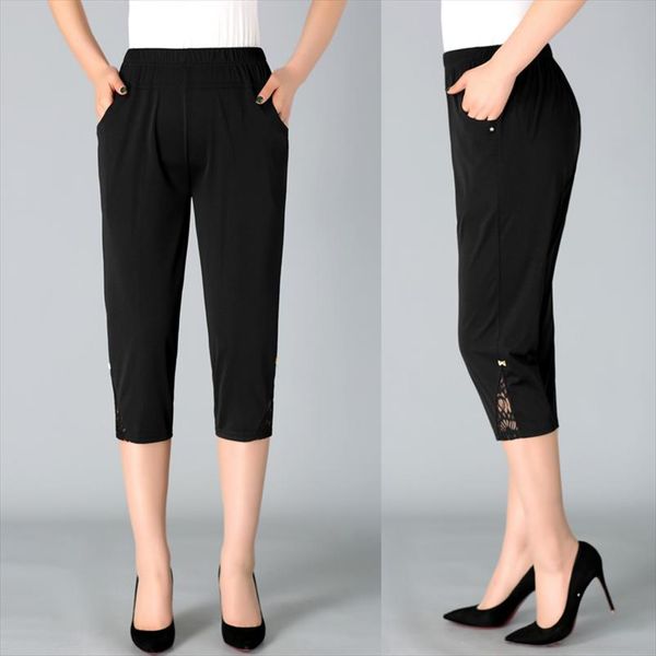 2020 summer womens capris pants women plus size 4xl woman loose casual elastic waist pencil calf length pant black white
2020 summer womens capris pants women plus size 4xl woman loose casual elastic waist pencil calf length pant black white