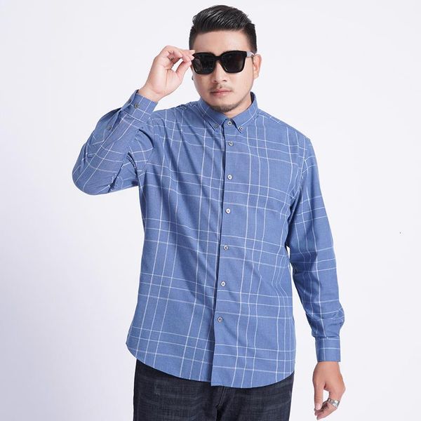 8xl plus size men plaid shirts mens dress shirts long sleeve slim casual social male clothes chemise cotton long sleeve suitab1, White;black
8xl plus size men plaid shirts mens dress shirts long sleeve slim casual social male clothes chemise cotton long sleeve suitab1, White;black