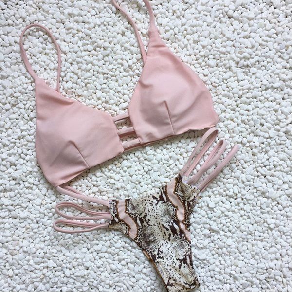 women's swimming suit bandeau snake pattern bikini sets low waist print swimwear swimsuit push-up beachwear, White;black
women's swimming suit bandeau snake pattern bikini sets low waist print swimwear swimsuit push-up beachwear, White;black