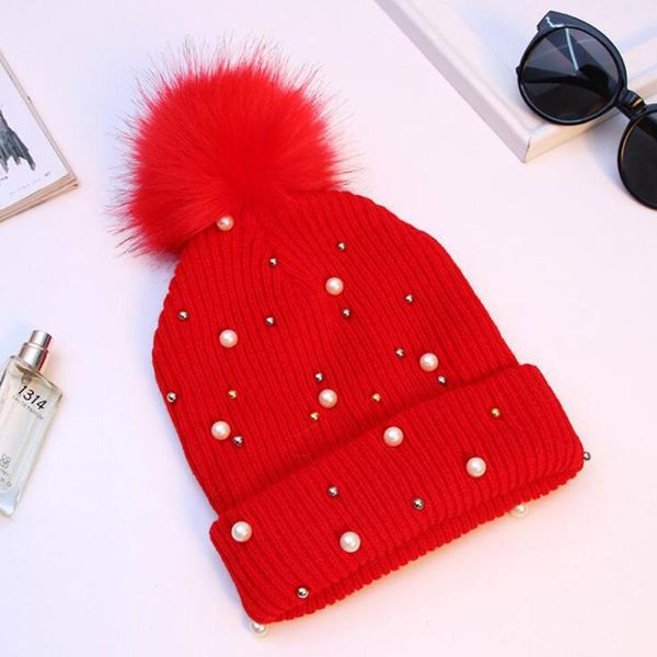 beanie/skull caps pompom ball skullies beanie hats for women winter warm knitted wool hat with simulated pearl beads bonnet beanies female, Blue;gray
beanie/skull caps pompom ball skullies beanie hats for women winter warm knitted wool hat with simulated pearl beads bonnet beanies female, Blue;gray