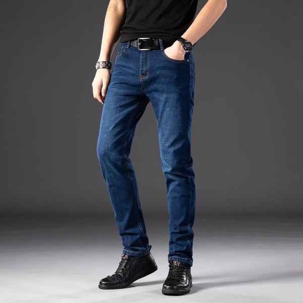 men's jeans spring autumn stretch fashion classic style business smart casual denim pants trousers male jean clothing,933, Blue
men's jeans spring autumn stretch fashion classic style business smart casual denim pants trousers male jean clothing,933, Blue