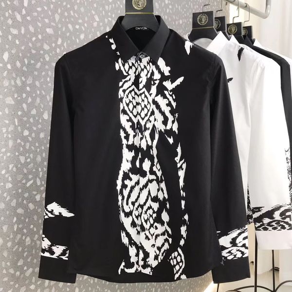 mens cotton dress shirt men leopard printing slim fit casual shirts dy2899 fb1r, White;black
mens cotton dress shirt men leopard printing slim fit casual shirts dy2899 fb1r, White;black