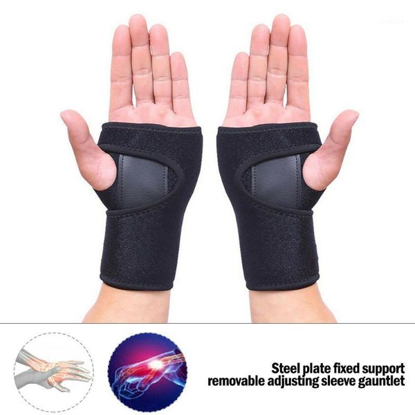 removable adjustable wristband steel wrist brace support arthritis sprain carpal tunnel splint wrap protector1, Black;red
removable adjustable wristband steel wrist brace support arthritis sprain carpal tunnel splint wrap protector1, Black;red