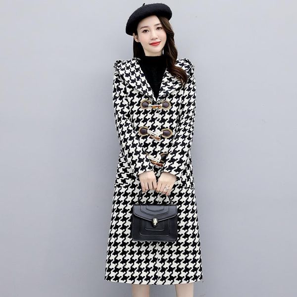 women's wool & blends south korea coat more female autumn/winter 2021 clip cotton ms horn warm, Black
women's wool & blends south korea coat more female autumn/winter 2021 clip cotton ms horn warm, Black