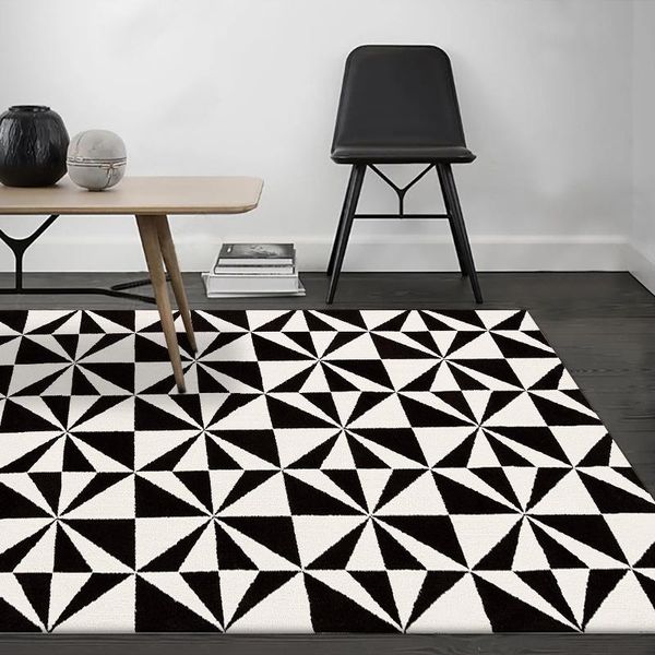modern nordic minimalist black-and-white triangle irregularly stitched kitchen living room bedroom carpet floor mat
modern nordic minimalist black-and-white triangle irregularly stitched kitchen living room bedroom carpet floor mat
