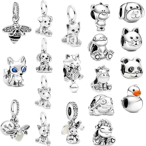 925 sterling silver tortoise rabbit unicorn bee owl dog cat animal charm fits pandora 3mm bracelet jewelry charm, Black
925 sterling silver tortoise rabbit unicorn bee owl dog cat animal charm fits pandora 3mm bracelet jewelry charm, Black