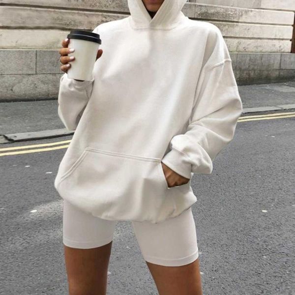 gym clothing solid color sexylong sleeve women's sports set 2pcs casual loose hooded tight athletics shorts 2021 autumn winter1, White;black
gym clothing solid color sexylong sleeve women's sports set 2pcs casual loose hooded tight athletics shorts 2021 autumn winter1, White;black