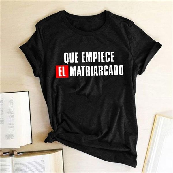 que empertieciec el matriarcado письмо печать женщин футболка феминистская феминизм лето футболка la casa de papel tops tee рубашка femme, White
que empertieciec el matriarcado письмо печать женщин футболка феминистская феминизм лето футболка la casa de papel tops tee рубашка femme, White