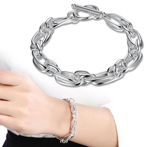 Women Fashion Refined Toggle Clasp Bracelet Adjustable Jewelry Birthday Gift hip hop bracelet Fashion Jewelry, Black
Women Fashion Refined Toggle Clasp Bracelet Adjustable Jewelry Birthday Gift hip hop bracelet Fashion Jewelry, Black
