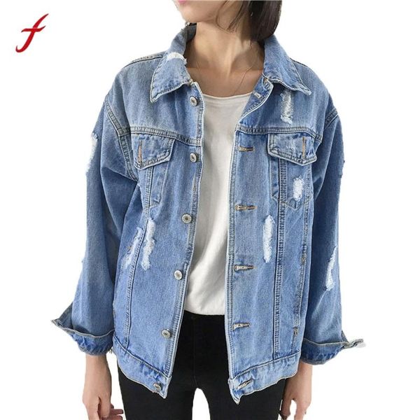 2020 new fashion women autumn and winter denim jacket vintage long sleeve loose jeans coat outwear casual hole coat for female, Black;brown
2020 new fashion women autumn and winter denim jacket vintage long sleeve loose jeans coat outwear casual hole coat for female, Black;brown