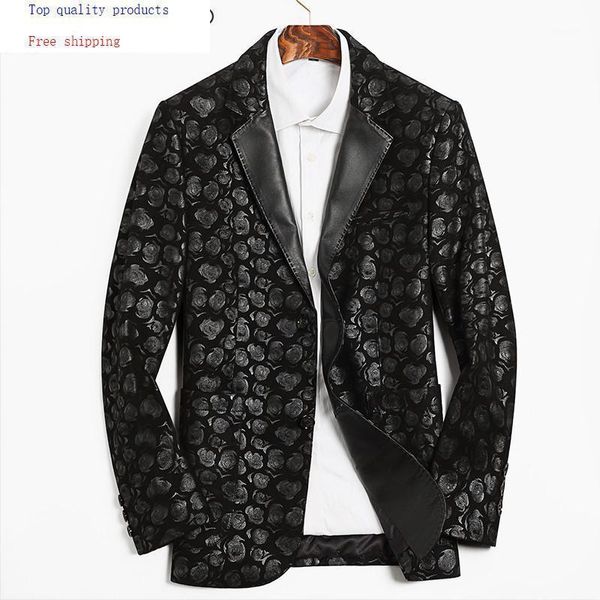 2020 genuine leather jacket men spring fall real sheepskin coat slim fit blazer jackets chaqueta cuero hombre tmpy856811, Black
2020 genuine leather jacket men spring fall real sheepskin coat slim fit blazer jackets chaqueta cuero hombre tmpy856811, Black