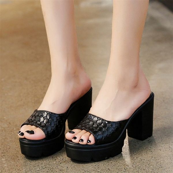summer shoes women slippers high heel slides fashion square heel slippers women flip flops platform sandals casual shoes y200423, Black
summer shoes women slippers high heel slides fashion square heel slippers women flip flops platform sandals casual shoes y200423, Black