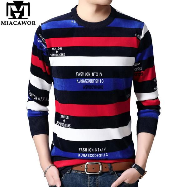winter sweater for men fleece warm pullover mens casual korean knitted striped male slim fit jumpers kg-924, White;black
winter sweater for men fleece warm pullover mens casual korean knitted striped male slim fit jumpers kg-924, White;black